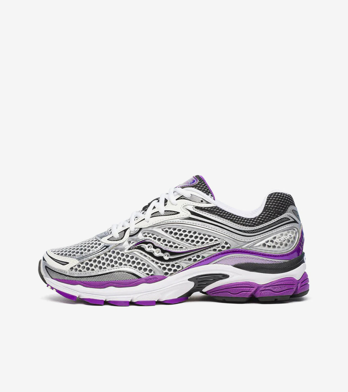 Saucony ProGrid Omni 9 White Black Silver Purple